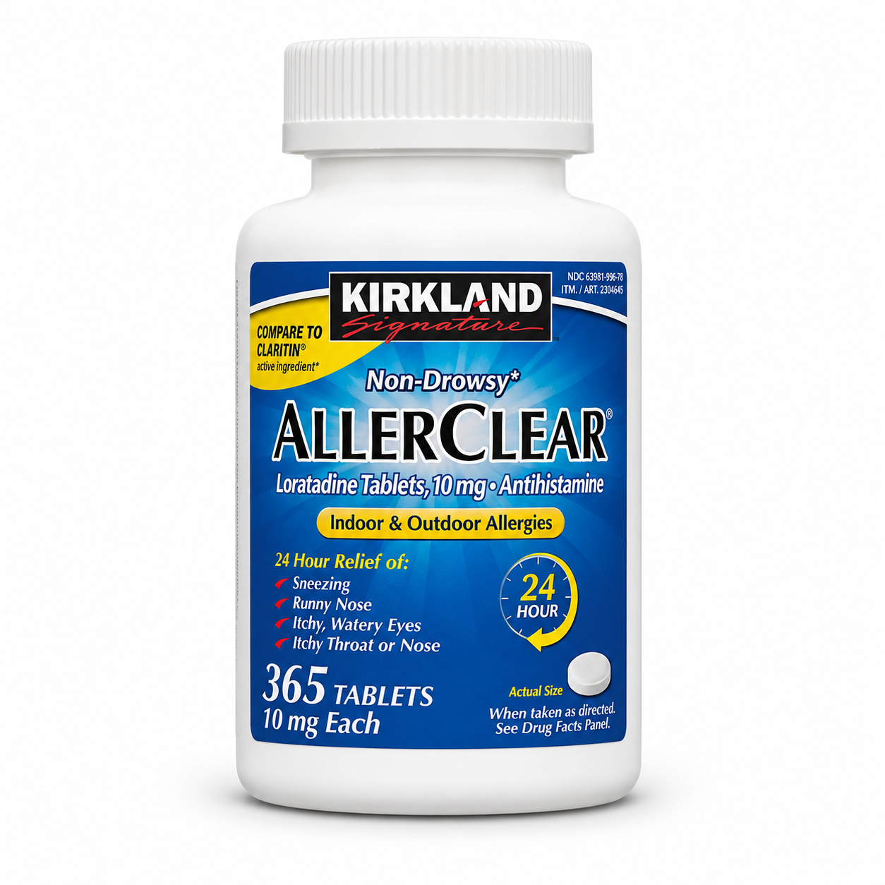 Kirkland Signature AllerClear Loratadine 10 mg