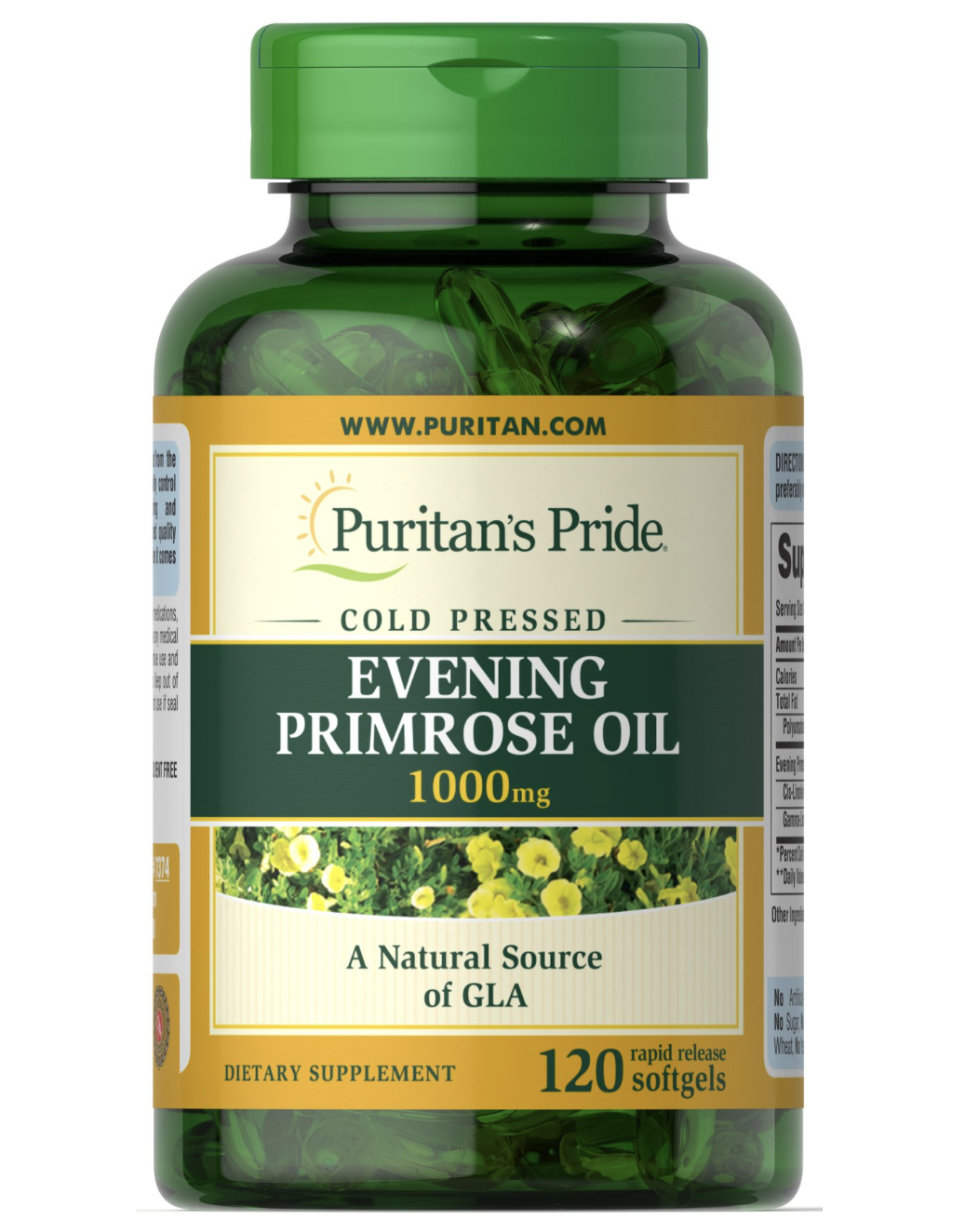 Puritan's Pride Evening Primrose Oil with GLA